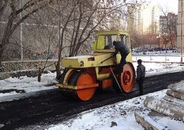 Дорожный ремонт в Петрозаводске будут вести, пока температура не опустится ниже -9 градусов