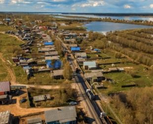 В Архангельской области ремонтируют участок М-8 «Холмогоры»