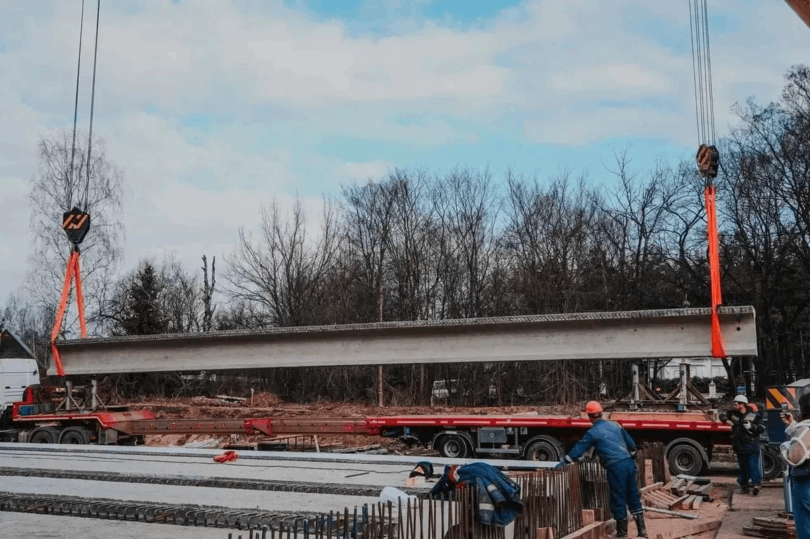 Готовность Некрасовского моста в Вологодской области превышает 83%