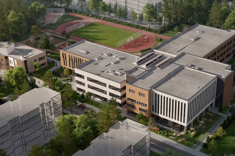 В Петербурге построят школу с центром допобразования и оранжереей