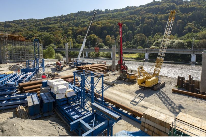 На обходе Адлера началось бетонирование разворотной петли