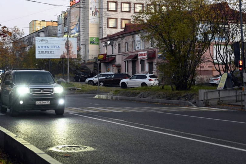 В мурманском Североморске отремонтирован один из сложных дорожных объектов 