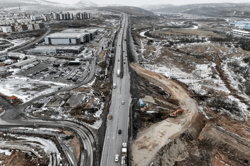 На Обходе Красноярска начались основные работы по реконструкции транспортной развязки и путепровода