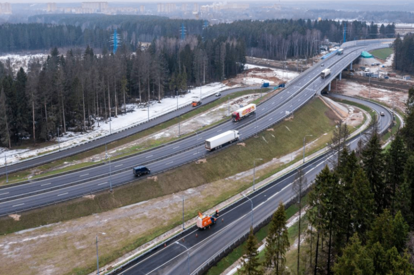 Запущено движение по развязке с подъездом к аэропорту Пулково на трассе М-11 «Нева»