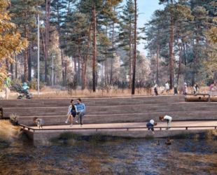 Парк в Сосновом Бору станет уютным за 133 млн рублей