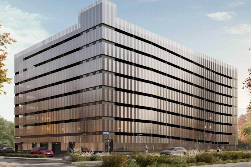 Фасад в виде непрерывной ленты станет особенностью нового паркинга в подмосковных Мытищах