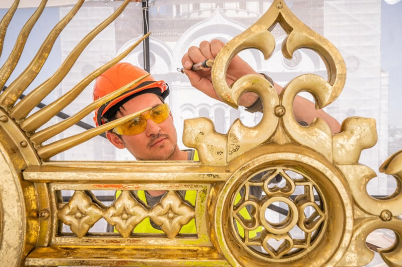 В Москве обновили надвратную колокольню храма Христа Спасителя