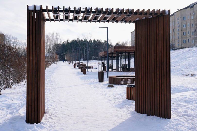 В амурском Шимановске завершилось благоустройство Парламентского сквера