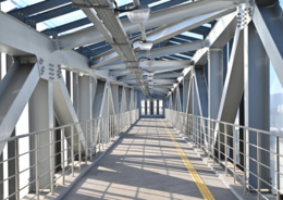 Надземный пешеходный переход лучевого типа появится в САО, в Москве