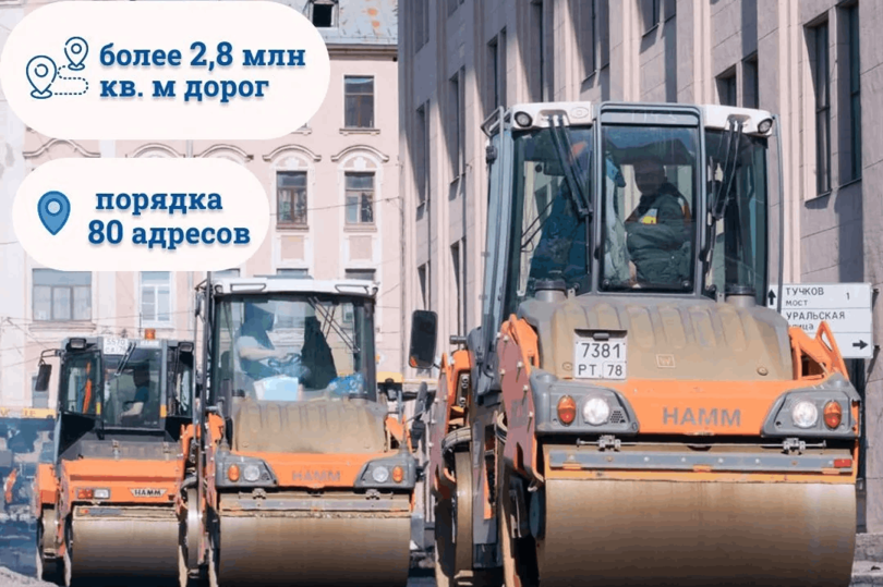 Планы дорожного сезона Петербурга - 2026