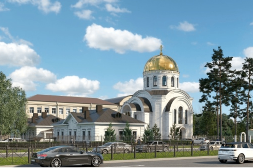 Согласован проект Храма Воскресения Христова у Пискарёвского кладбища в Петербурге
