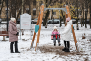 В петербургском саду Василеостровец обновлены детские площадки
