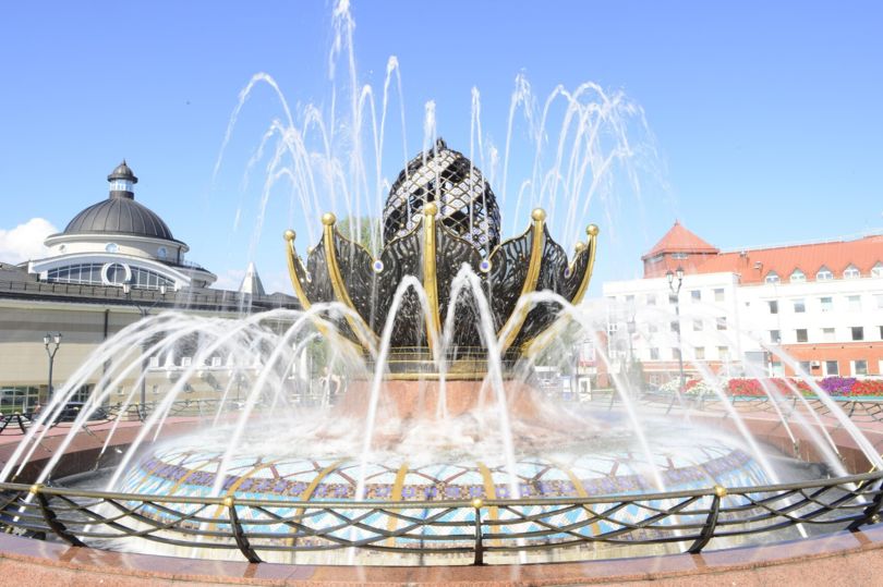 Фонтан «Яйцо Фаберже» в Ханты-Мансийске станет всесезонным