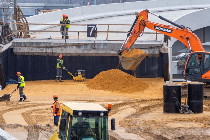 строительство дороги