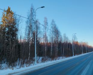 Строительство наружного освещения на Горском и Левашовском шоссе