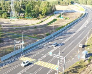На трассе «Сортавала» в Ленинградской области введен в эксплуатацию новый путепровод