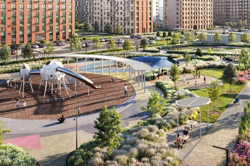 В Москве форма круга легла в основу концепции общественного пространства во Внукове