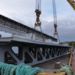 На Верхне-Свирской ГЭС началась установка пролетов моста
