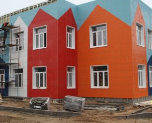 Новый детский сад в поселке Суда Череповецкого района планируют сдать этим летом
