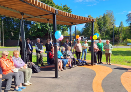 В Ленобласти благоустроили пространство у автовокзала Будогощи