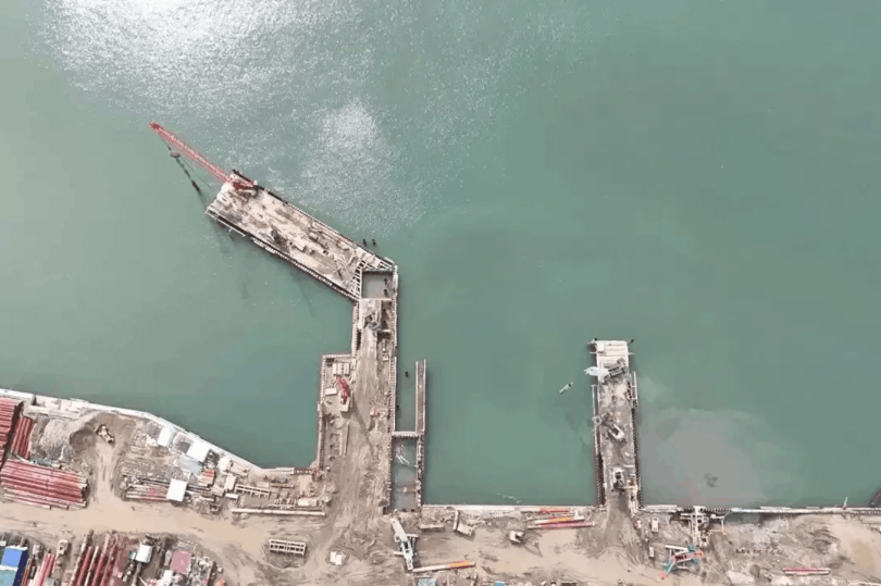 В Магадане продолжается строительство Морского туристического центра