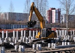 Строительство бассейна на стадионе «Север» в архангельском Северодвинске идет с опережением графика