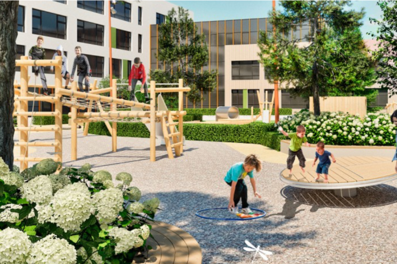 Власти Екатеринбурга согласовали проект благоустройства территории у строящейся гимназии №116