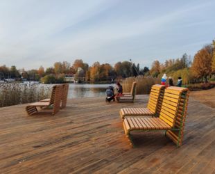 Возле Среднего Суздальского озера появилось новое общественное пространство