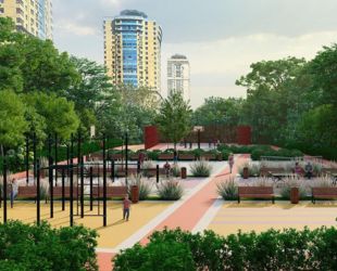 В парке «Москворецкий» будет создана единая прогулочная зона