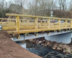 Три моста отремонтировали в Батецком, Старорусском и Чудовском районах