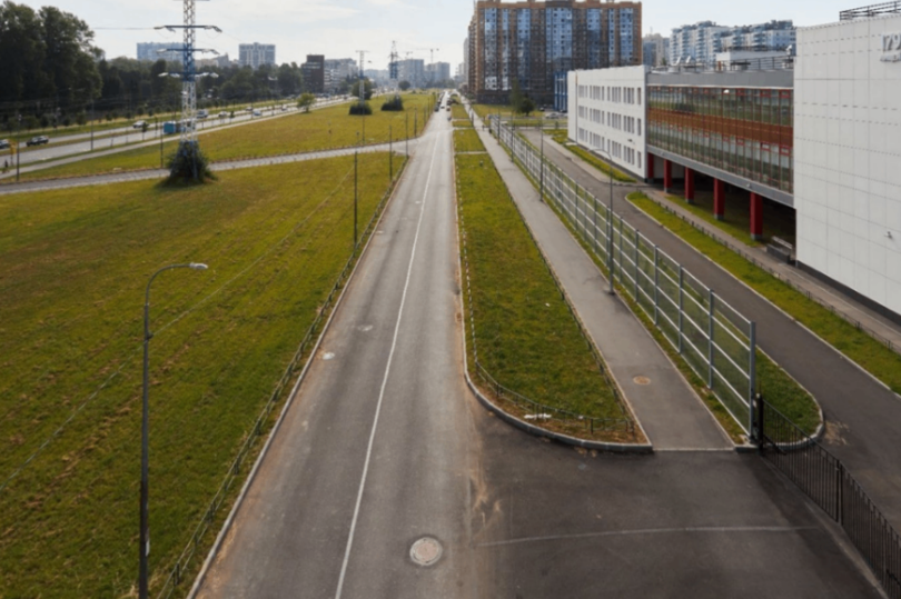Завершено строительство новой дорожной сети в Калининском районе Петербурга