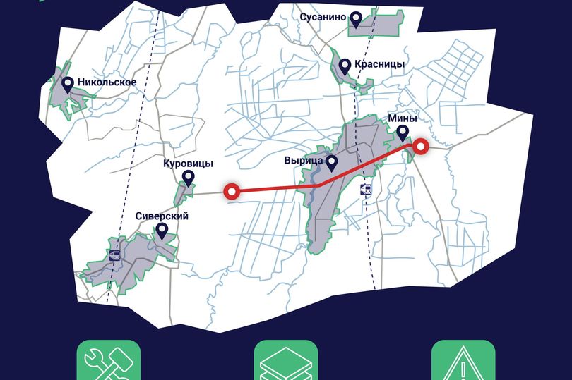 Ремонт Сиверского шоссе запланирован в Ленобласти в этом году