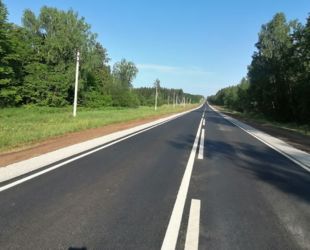 В Альметьевском районе по нацпроекту завершен ремонт дороги Альметьевск - Азнакаево
