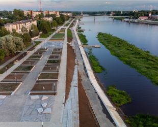 Открытие набережной Александра Невского в Великом Новгороде запланировано на этой неделе