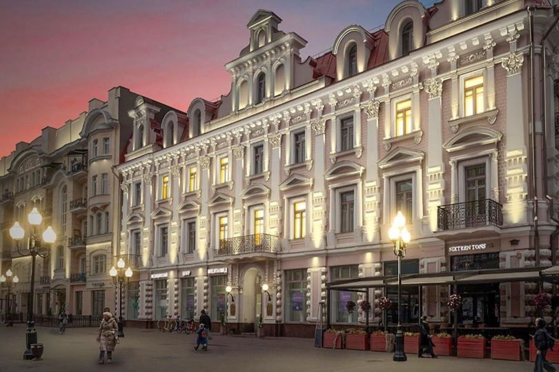 В Москве 11 зданий на улице Арбат получат архитектурно-художественную подсветку