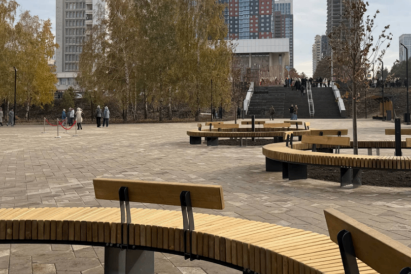 Первая очередь благоустройства парка Бугакова в Новосибирске завершена