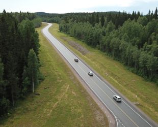 Завершается капитальный ремонт подъездной дороги к российско-финской границе. Готовность 80%