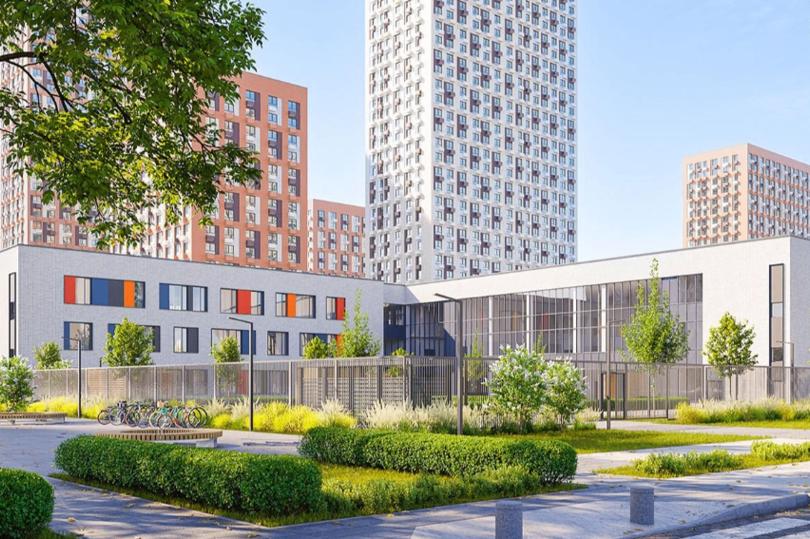 Четыре социальных объекта строят в московском Западном Дегунине