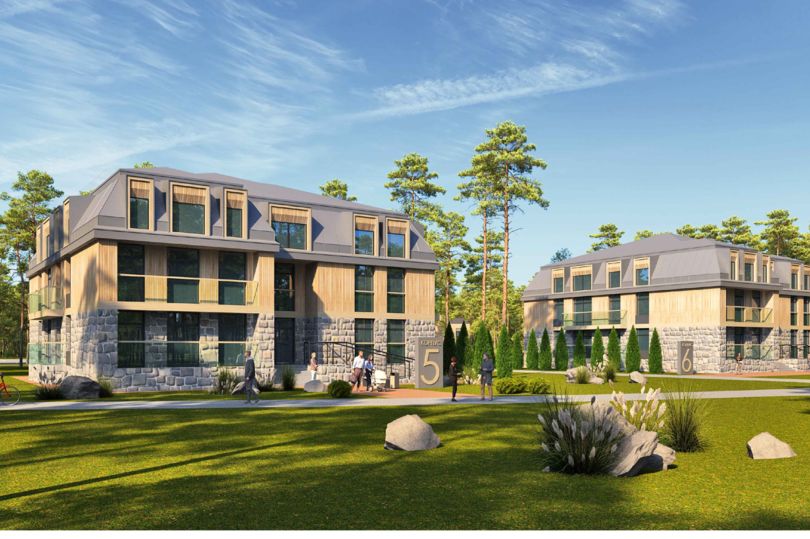 В Санкт-Петербурге базу отдыха «Маяк» в посёлке Молодежное реконструируют под современный санаторий