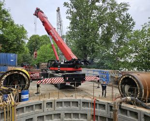 Повышая надежность системы газоснабжения Санкт-Петербурга: запущен тоннелепроходческий комплекс для строительства второй нитки газопровода под Невой