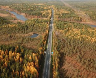 На севере Республики Карелия капитально отремонтировали 36 км автодороги Р-21 «Кола»