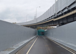 В Барнауле открыли движение по тоннельной части трехуровневой развязки