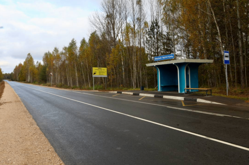 В Псковской области привели в нормативное состояние дорогу по нацпроекту