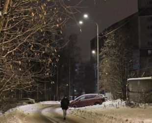 Завершена реконструкция наружного освещения на Ковалёвской улице в Красногвардейском районе