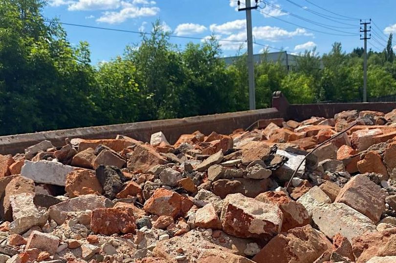 Несанкционированная свалка строительных отходов была пресечена в Мытищах