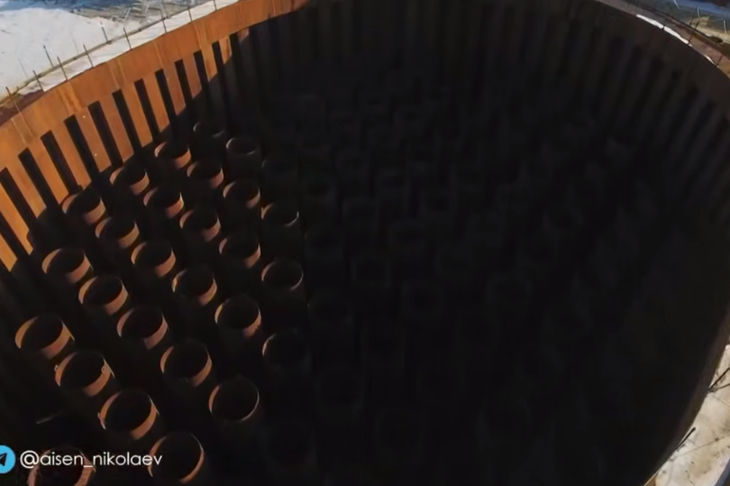 В Якутии готова первая опора Ленского моста 