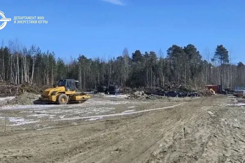 В Сингапае (ЮГРА) строят водоочистные сооружения