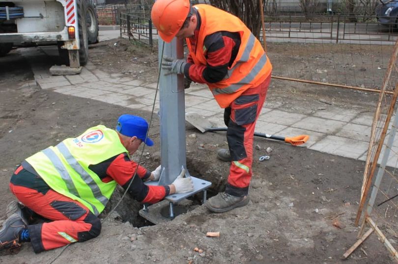 В Петербурге стартовало строительство наружного освещения в квартале рядом с площадью Балтийских Юнг