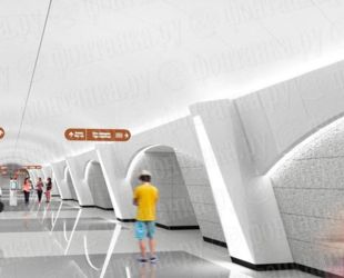 Появились изображения будущих станций коричневой ветки метро Петербурга