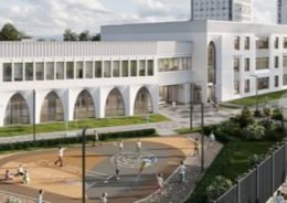 В составе ЖК «Цветочные поляны» в Новой Москве построят детский сад с арочными окнами